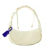 Off-white Edge Weaving Shoulder Bag - Leather - Beige In Neutrals