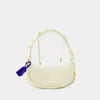 Off-white Edge Weaving Shoulder Bag In Beige