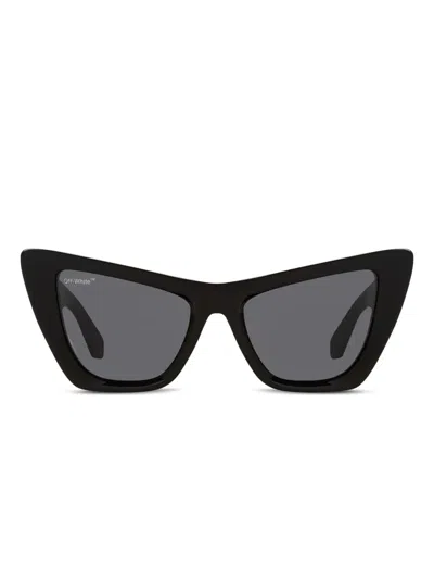 Off-white Edvard Cat-eye Sunglasses In Black