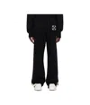 Off-white Elastic Waist Casual Pants In Black