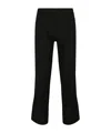 Off-white Wool Slim Zip Pants In Black