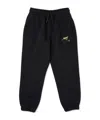 Off-white Elastic Waist Sweatpants In Black