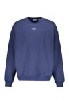 Off-white Dark Blue Long-sleeved Versatile T-shirt In Blue