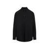 Off-white Off White Emb Cotton Shirt Men In Black
