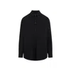 Off-white Off White Emb Cotton Shirt Men In Black