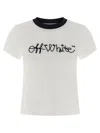 Off-white Script Logo Short Sleeve T-shirt In White