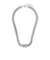 Off-white Silver Arrow Chain Necklace In White