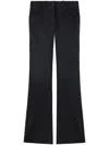 Off-white Embellished Slim-fit Flared Jeans In Black