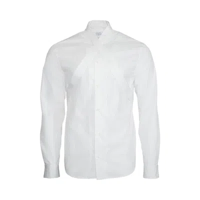 Pre-owned Off-white Emblem Heavycot Collar Shirt 'white/white' | Men's Size Xl