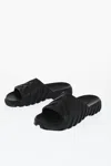 Off-white Embossed Exploration Sliders In Black