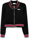 Off-white Embr Off Patch Tracksuit Jacket In Black