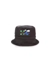Off-white Embroidered Arrows Bucket Hat In Black