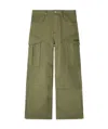 Off-white Off White Men Cargo Pants In Cotton In Green