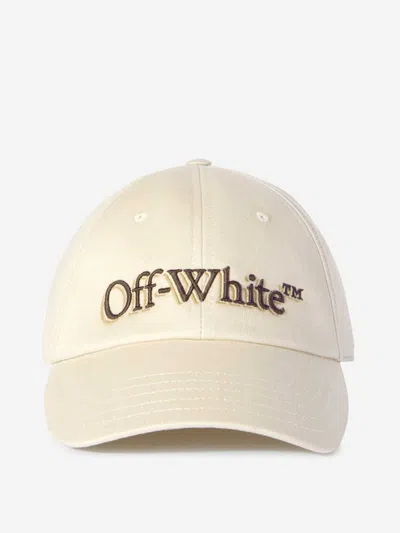 OFF-WHITE OFF-WHITE EMBROIDERED COTTON CAP