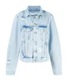 OFF-WHITE EMBROIDERED DENIM JACKET