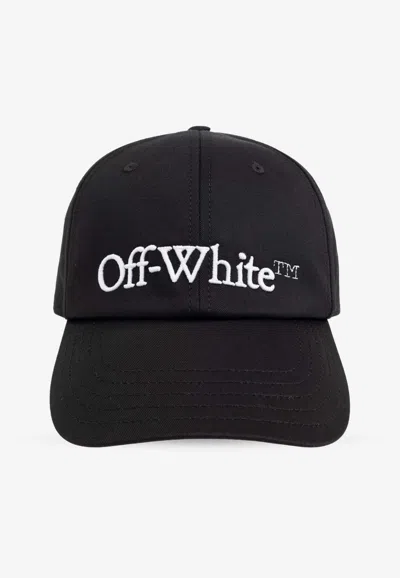 OFF-WHITE EMBROIDERED LOGO BASEBALL CAP