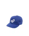 Off-white Embroidered-logo Baseball Cap In Blue