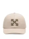Off-white Embroidered-logo Baseball Cap In Neutral