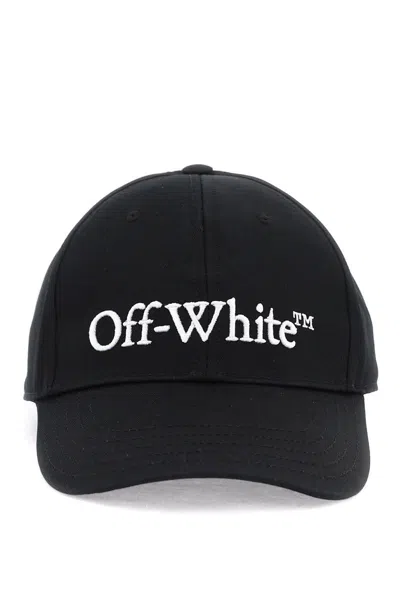 OFF-WHITE EMBROIDERED LOGO BASEBALL CAP WITH