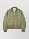 Off-white Logo-embroidered Bomber Jacket