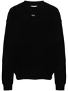 Off-white Regular Fit Jersey With Distinctive Logo And Textured Detailing In White,black