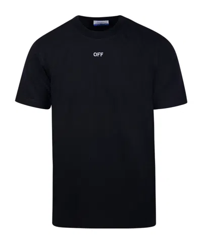 OFF-WHITE OFF-WHITE LOGO PRINTED CREWNECK T-SHIRT