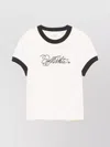 Off-white Logo Embroidered T-shirt