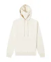 Off-white Embroidered Logo Hooded Sweatshirt In White