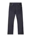 Off-white Embroidered-logo Jeans In Black
