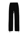Off-white Embroidered Logo Straight-leg Sweatpants In Black