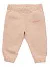 Off-white Baby Girls Bookish Diagonal Joggers In Brown