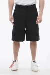 Off-white Virgin Wool Shorts With 23 Embroidery
