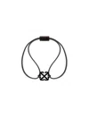 Off-white Enamel Rubber Bracelet In Black