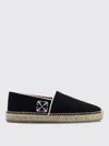 Off-white Anglette Arrow-embroidered Espadrilles In Black