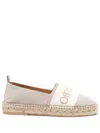 Off-white Jute Espadrilles With Logo In Neutrals