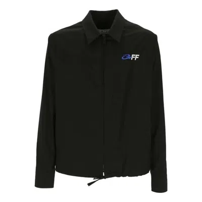 Off-white Exact Opp Zip Hybrid Shirt Jacket 'black'