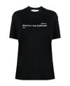 Off-white Exactly The Opposite-print T-shirt In Black