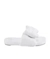 Off-white Extra Padded Bow Slides In White