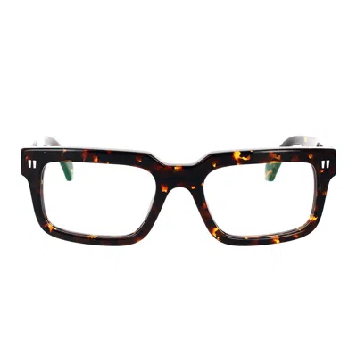 Off-white Eyeglass In Brown