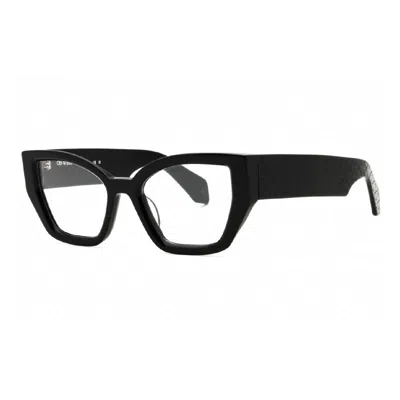 Off-white Eyeglasses Cat Eye Full Rim, Black Frame And Clear Demo Lenses Lens Oerj07qstyle7q1000