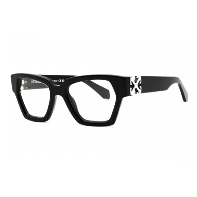 Off-white Eyeglasses Square Full Rim, Black Frame And Clear Demo Lenses Lens Oerj08fstyle8f1000 In Brown