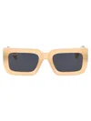 Off-white Boston Rectangular Frame Sunglasses In 1707 Sand