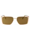 Off-white Yoder Sunglasses In 7676 Gold Gold