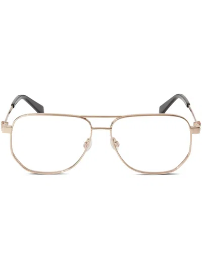 Off-white Eyewear 8a Glasses In Gold