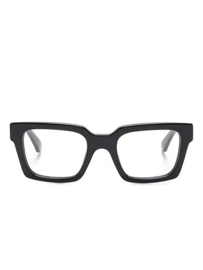 Off-white Arrows-motif Glasses In ブラック