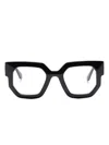 Off-white Eyewear Style 8b Glasses In Black