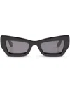 Off-white Eyewear Aurora Sunglasses In 黑色