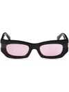 Off-white Eyewear Belleville Sunglasses In Black