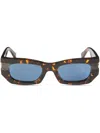 Off-white Eyewear Belleville Sunglasses In Brown