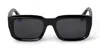 Off-white Hays - Black / Dark Grey Sunglasses In Black